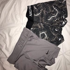 Nike Pro Shorts, Bundle XS